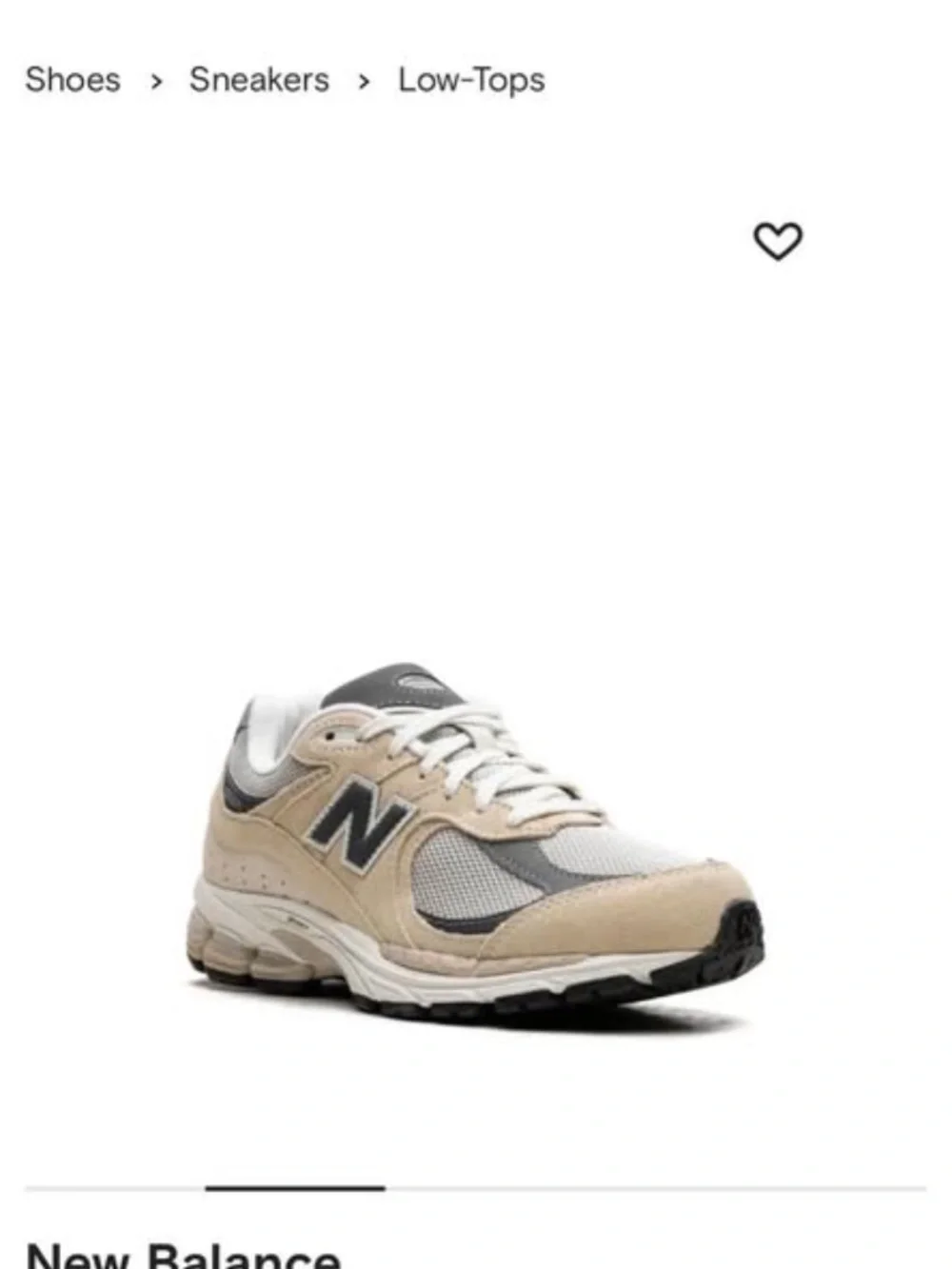 New Balance 2002R size 6 / new in box